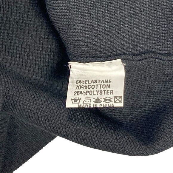 Pretty Little Thing Mini Dress Women Sz M/L Black Sheer Puff Sleeve Elegant Chic - Picture 15 of 16